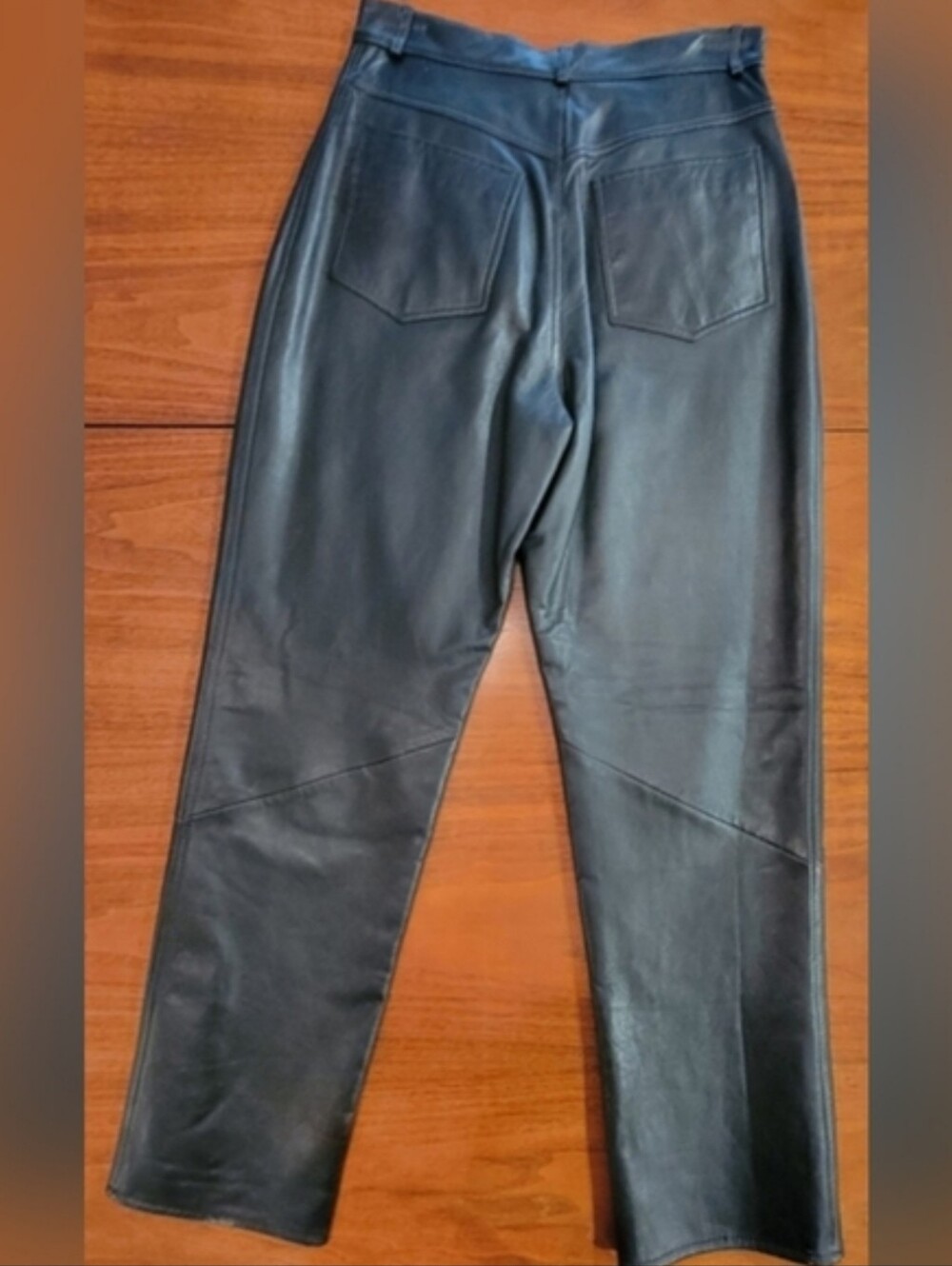 NWT VS2 Vakko Black Lamb Leather High Waist Pants Size 6 - Picture 13 of 16